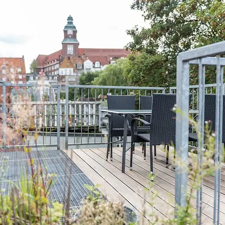Fewo1846 - Flensburg68 - Komfortable Maisonettewohnung Fuer 6 Personen Mit Dachbalkon Im 4 Og Exterior foto